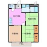 シティハイツアイリス 3DKの間取り