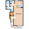 フィオーレ 1Rの間取り