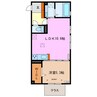 Ｗｉｎｇ２１　Ｉ 1LDKの間取り