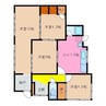 西汰上貸家 4DK+Sの間取り
