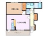 プラシード・Ｍ 1LDKの間取り