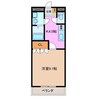 ルーエンハイム宗 1Kの間取り