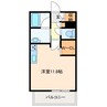 グランジュッテ桑名駅前 1Rの間取り