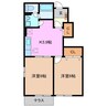 クルーセ　Ｂ 2Kの間取り