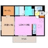 Ｗｉｎｇ２１　Ｉ 1LDKの間取り
