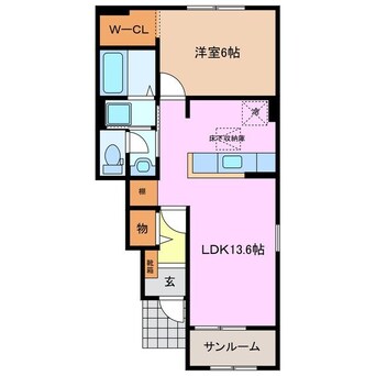 間取図 アヴァンティ宇賀