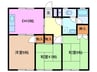 ハイツ北浜 3DKの間取り