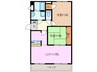 エンタープライズ川越 2LDKの間取り