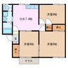 パストラル　B棟 3DKの間取り