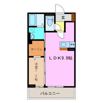 間取図 リエート中央町
