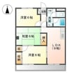 グランデールヒルズ 3LDKの間取り