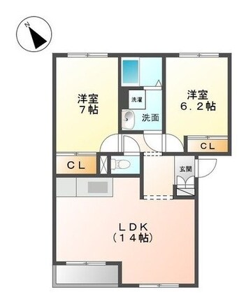 間取図 ファインコートＡ棟