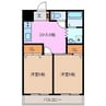 ６７クラブ 2DKの間取り