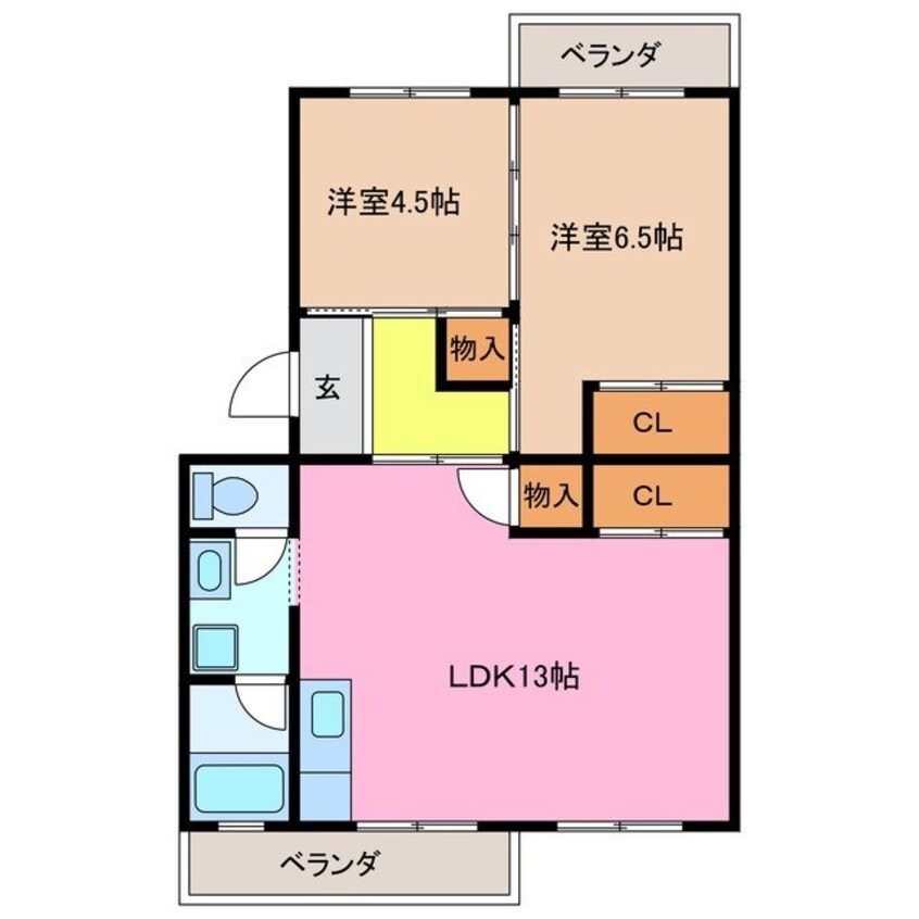 間取図 シャイン城山