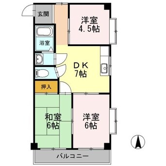間取図 サニーヒル星見ヶ丘
