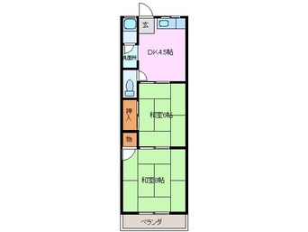 間取図 カトウハイツ