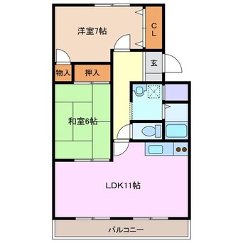 間取図 プレステージSK