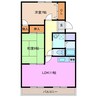 プレステージSK 2LDKの間取り