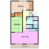 プレステージSK 2LDKの間取り
