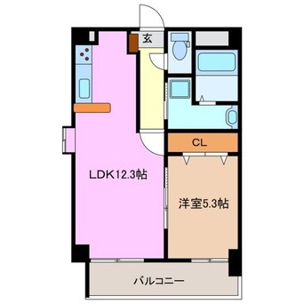 間取図 セレッソ川越