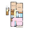 ウッドパークⅡ　Ｂ 2LDKの間取り