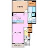 ベルベル　Ⅱ 1LDKの間取り