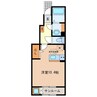 サンライズ川越　Ｂ 1Rの間取り