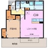 アヴニールマルシェＣ 1LDKの間取り