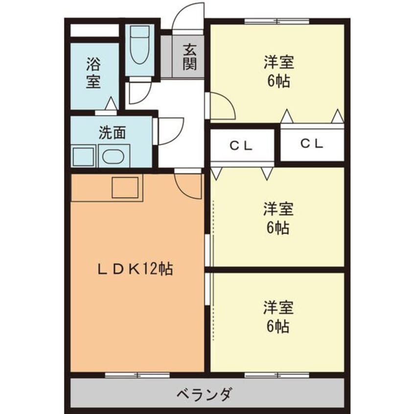 間取図 サンハイツ太平洋