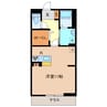 エクセルヤマナカⅡ 1Rの間取り
