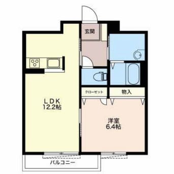 間取図 キャッスル　シャーメゾン