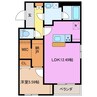 カーサパズＥ 1LDKの間取り