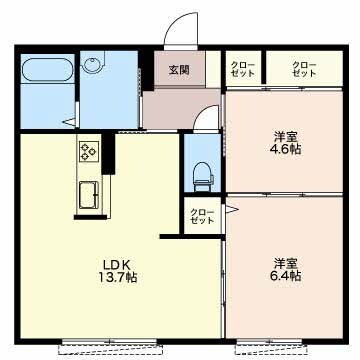 間取り図 カントリーハウス～空と大地～　Ｂ