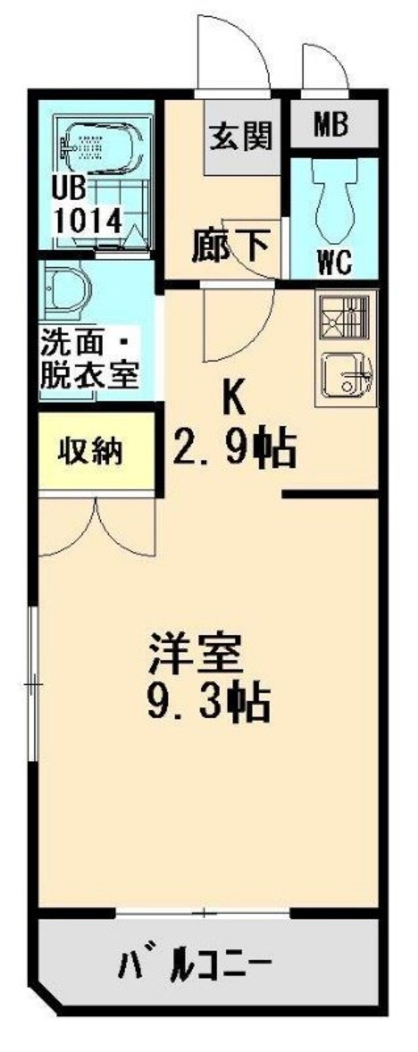 間取図 ユーミーマンションクレセール