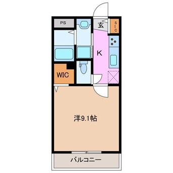 間取図 メゾンモンマルトル江場