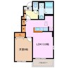 ロジュマン　リアンＢ 1LDKの間取り