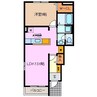 四季 1LDKの間取り
