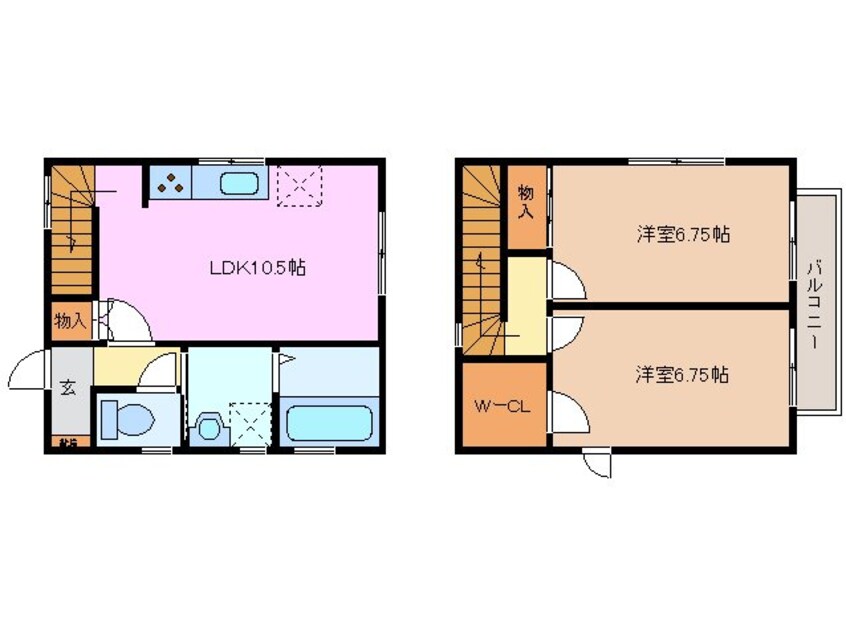 間取図 パークハイツ和泉