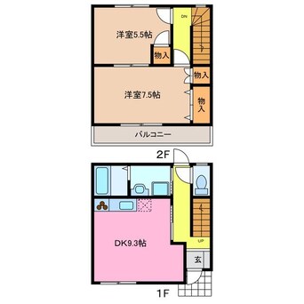 間取図 フォルトゥーナヒルズ　Ｃ棟