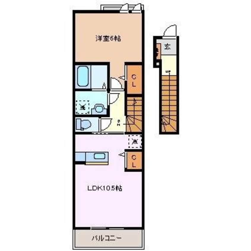 間取図 アーコンシェル　Ｂ