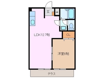 間取図 シティハイツ清晃