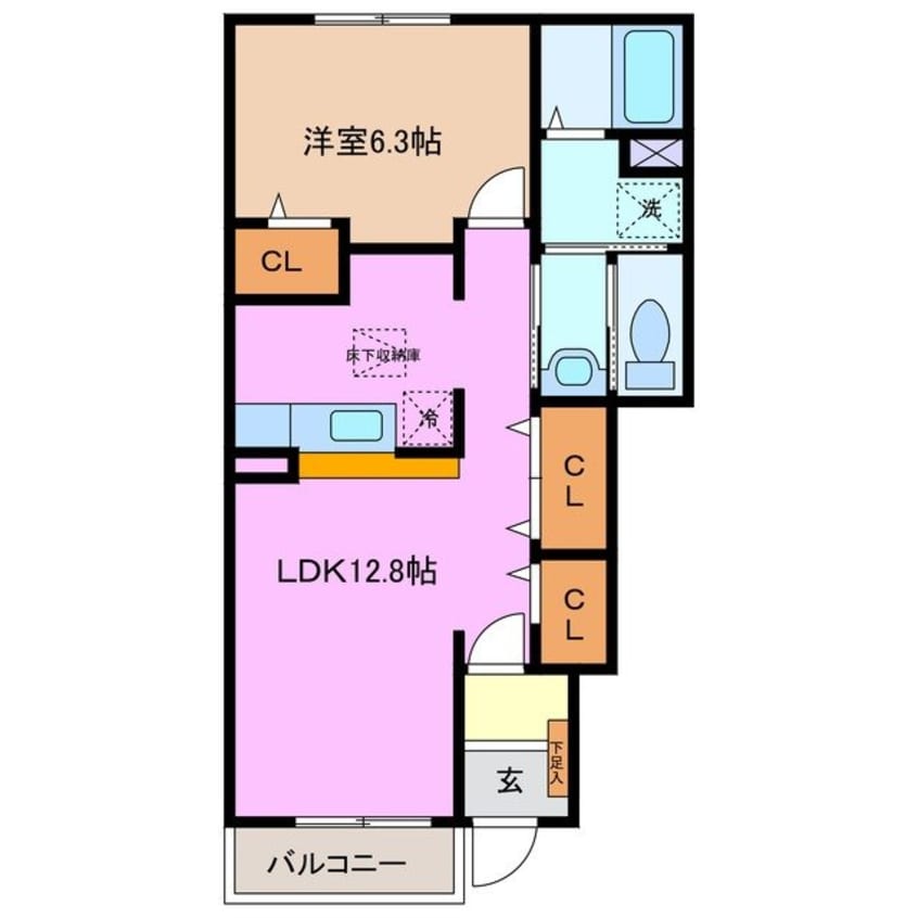 間取図 ヴェリテ・ボー　Ⅱ