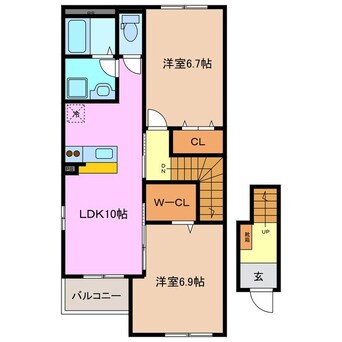 間取図 ローザンヌ