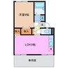 アーバンライフサクライ 1LDKの間取り