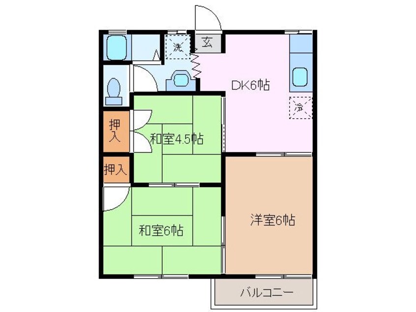 間取図 ハイツノムラ