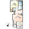 神楽 1LDKの間取り