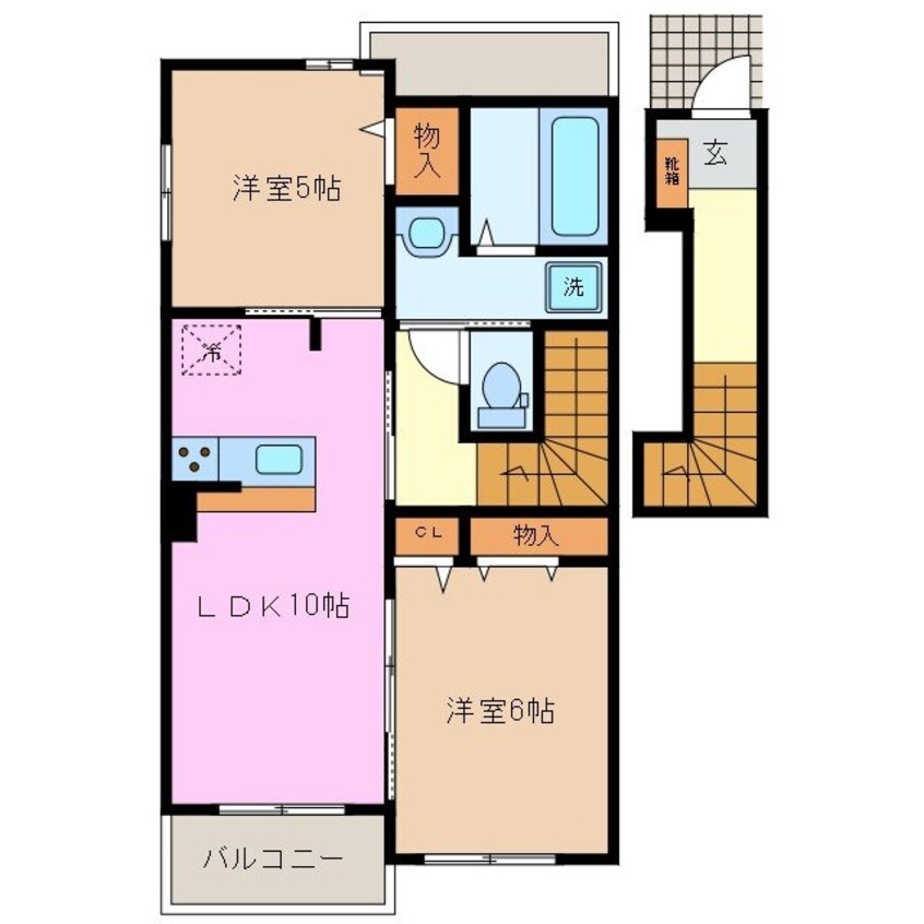 間取図 Ｇ・ブリッサ　Ⅲ