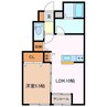MYカメリア 1LDKの間取り