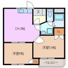 アベニール 3DKの間取り