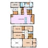 朝日町柿一戸建て 3LDKの間取り